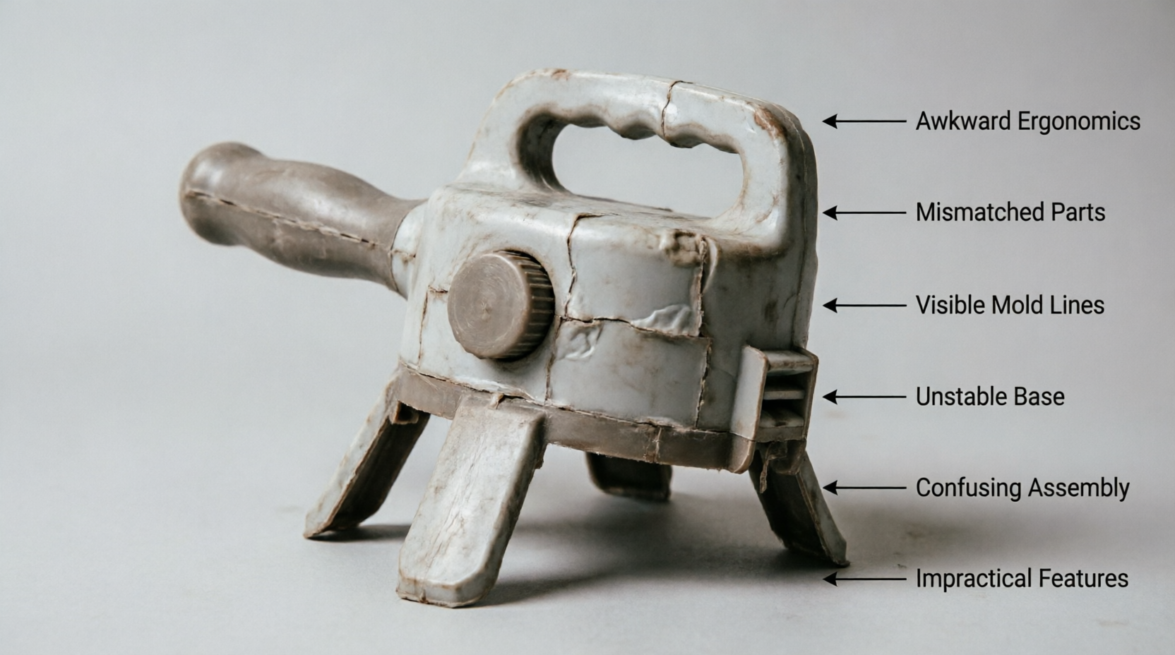 Poor manufacturing design